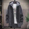 Men's Korean Style Knit Cardigan: 2023 Autumn/Winter Trend Sweater Jacket