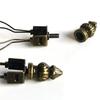 B02C-Brass Lampshade Adapter Clip On For Light Bulb Clip Includes Decoration Finial, Spring Clip For Light Bulb