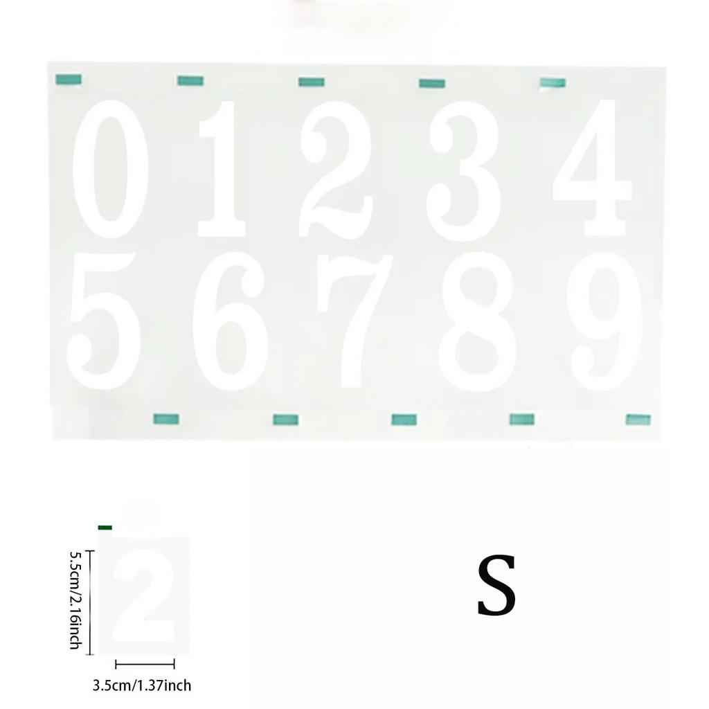 Reflective Digital Stickers Mailbox Stickers and Reflective Digital Labels To Mark House Numbers and Home Office Address Numbers