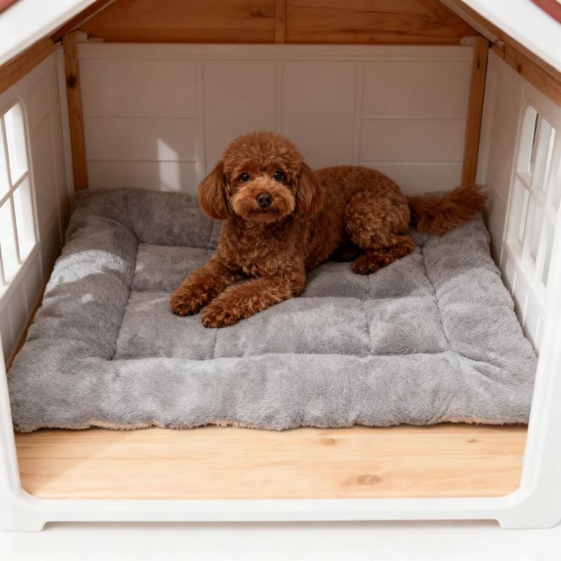Large Pet Mat Double Sided Warm Soft Dog Cat Bed All Season Sleeping Pad Sofa Cushion