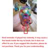 6cm Kids Exotic Pinch The Rainbow Bead Pressure Reducing Ball Vent Ball Decompression Toy TPR Pinch Le Grape Ball Adult Toys