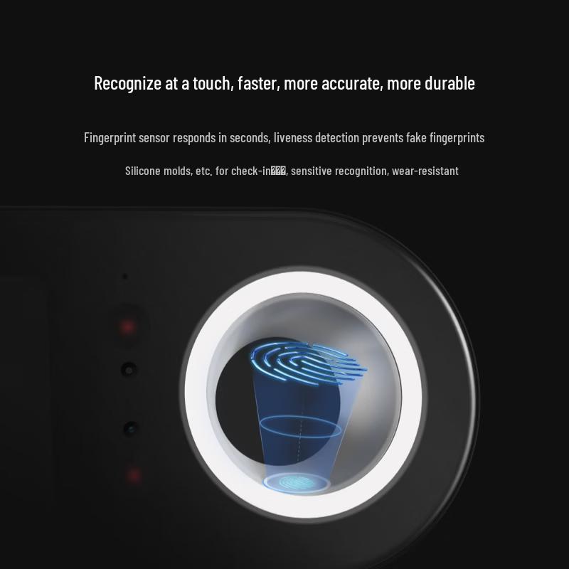Система учета рабочего времени Magicdot M5F Smart Cloud для лица и отпечатков пальцев, штекер CN (адаптер в комплекте)