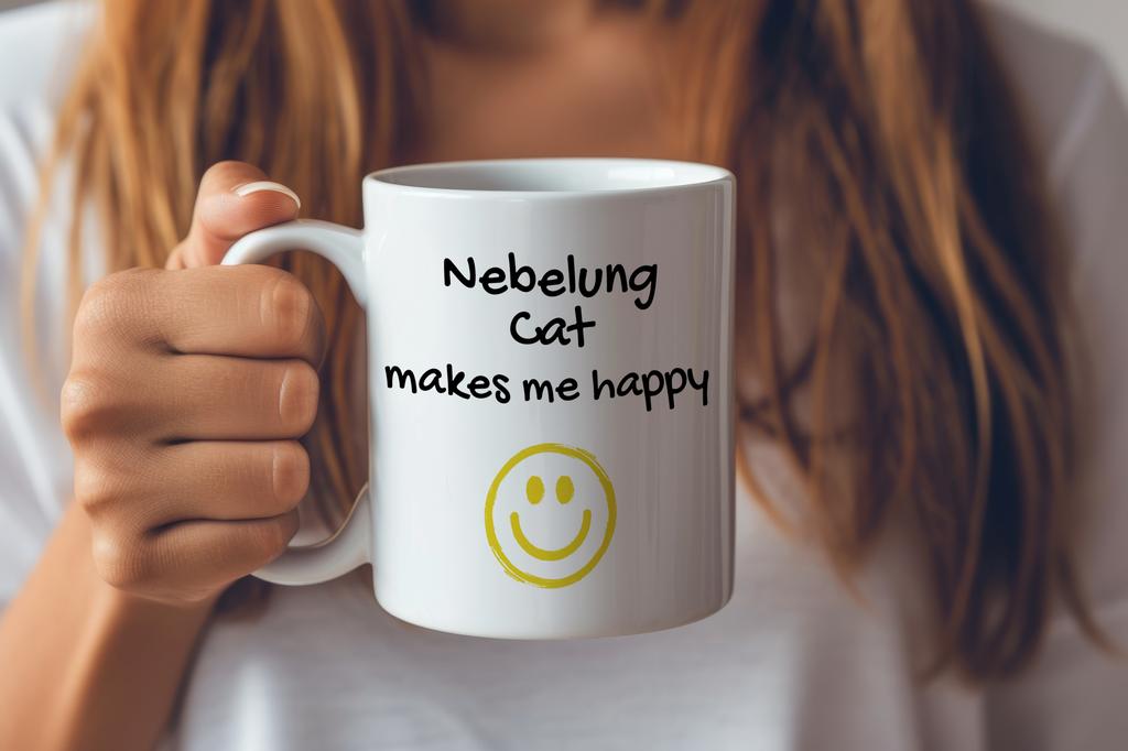 Nebelung - cat mug, cheerful mug for a dog lover, personalized gift from the Art-Dog brand