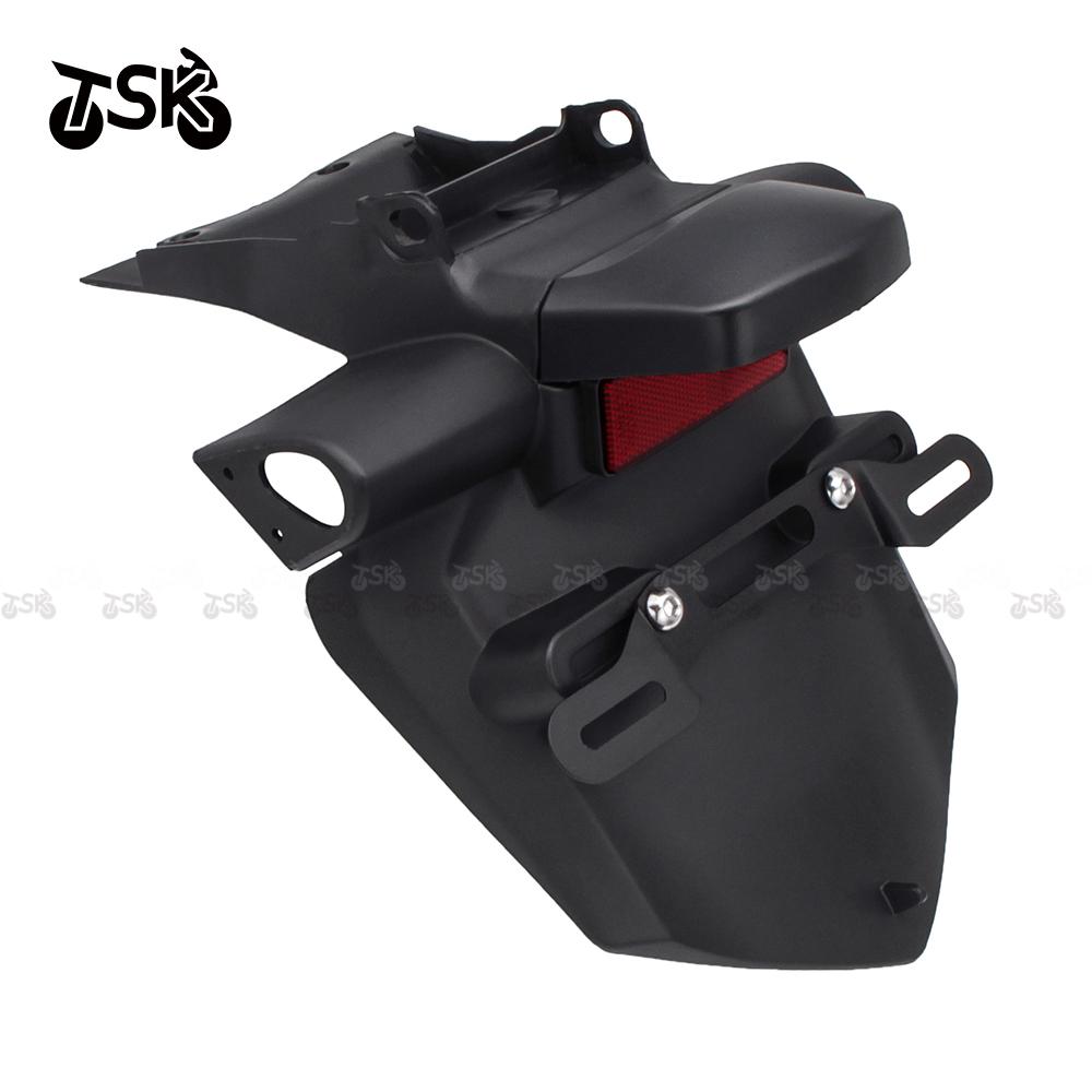 Заднее крыло для мотоцикла, подходит для Yamaha FZ6 2004 - 2009 FZ6N S 2005 2006 2007 2008, Рамка-держатель с подсветкой номерного знака