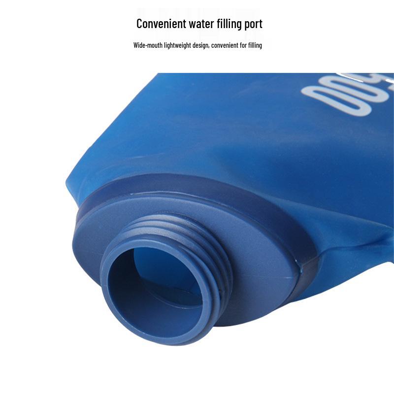 Foldable TPU Soft Water Bottle for Sports Camping Running Hiking Biking, 350ml/500ml Portable Collapsible Water Container