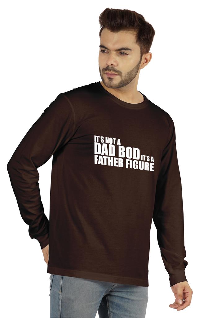 Inkmeso Мужская футболка It's Not A Dad Bod It's A Father Figure Смешные цитаты Папочка футболка