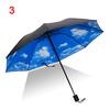 1pcs Upside Down Inverted Floral Umbrella Double Layer Windproof Reverse-Design