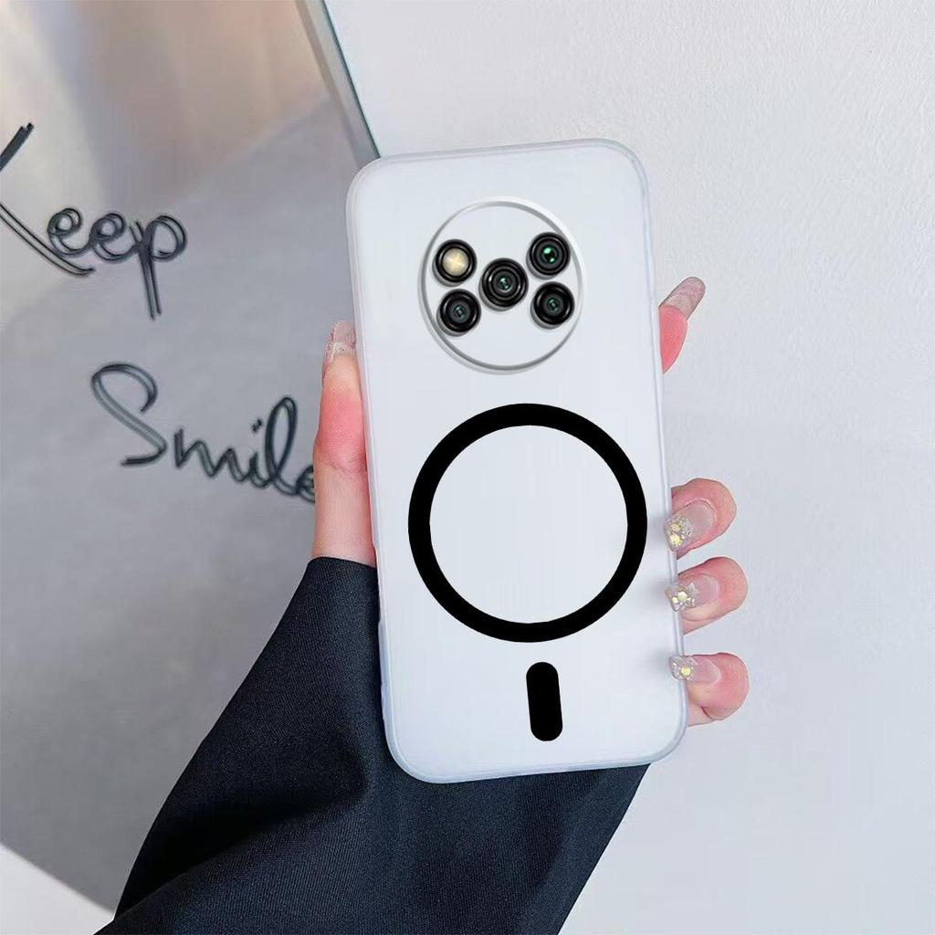Чехол для Xiaomi POCO X3 Pro, NFC Премиальный Магнитный Матовый Защитный Чехол для Телефона