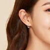 Lab Grown Diamond Earrings 925 Sterling Silver Moissanite Twisted Infinity Hoop Earrings Jewelry Gifts Earrings  Bulk