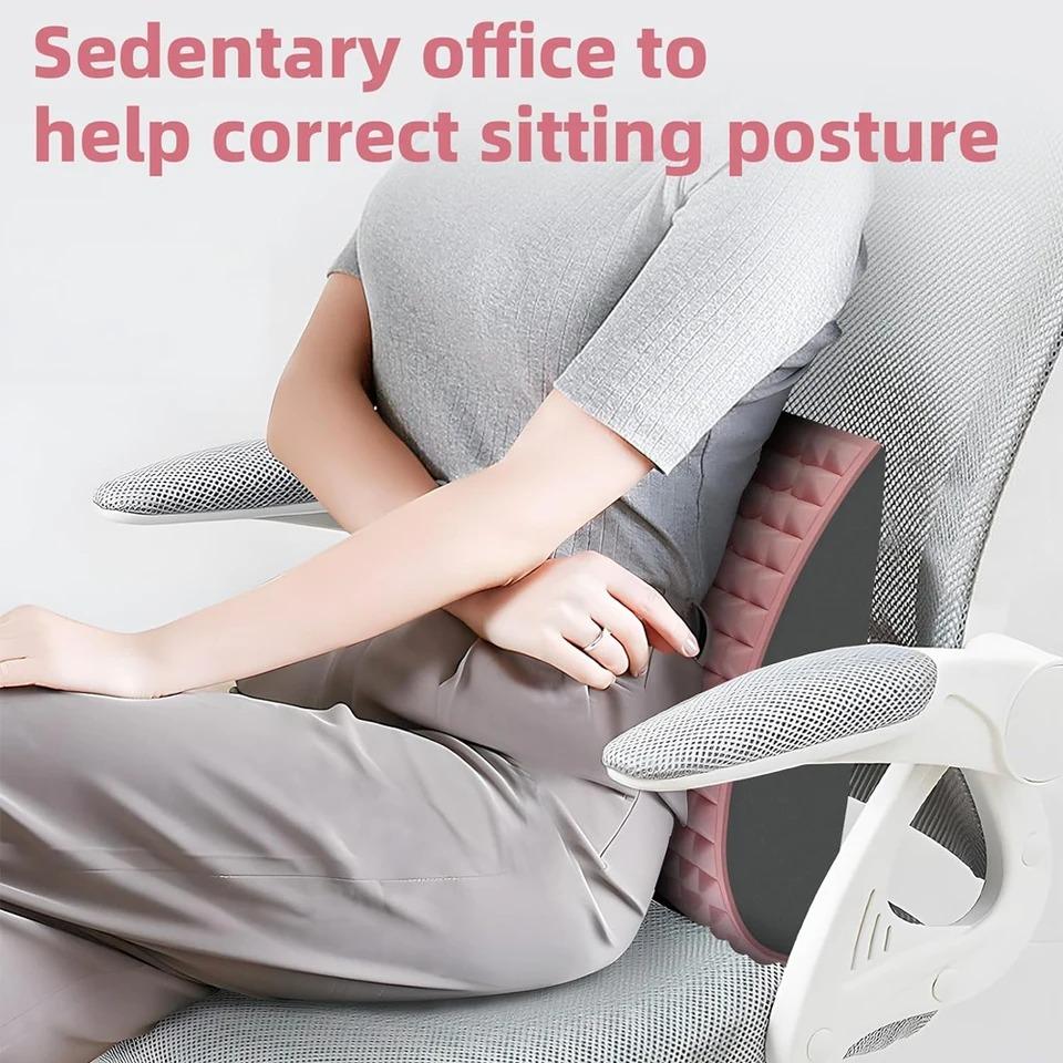 Массаж нижней части спины, облегчение боли, носилки, подушка для подтяжки спины, хроническая поясничная поддержка, подушка для коррекции осанки при грыже межпозвоночного диска