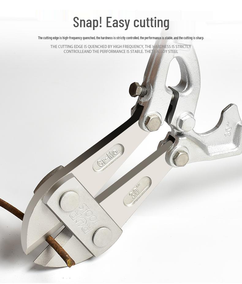 Кусачки для проволоки с высоким рычагом «Орлиный клюв» - Экономящие усилия плоскогубцы для арматуры, стали и железной проволоки