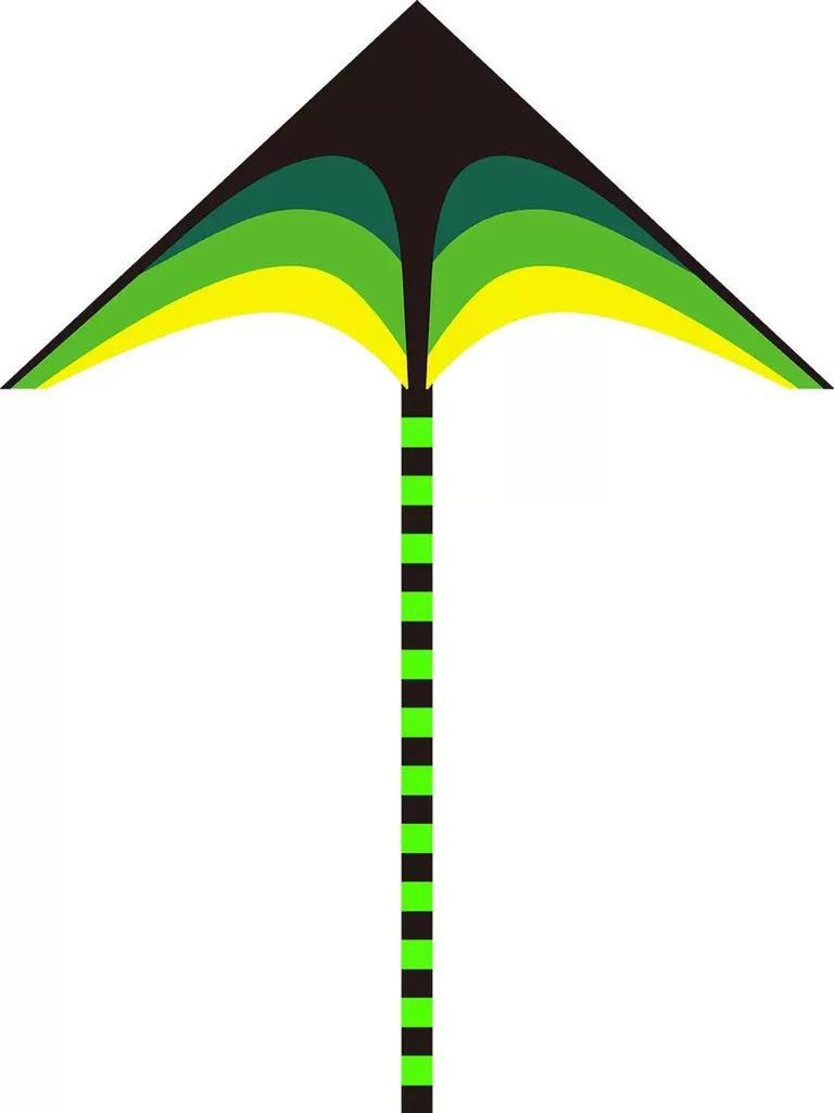 Great Plains Extra Large Rainbow Kite for Kids - Excellent Flying Cartoon Design