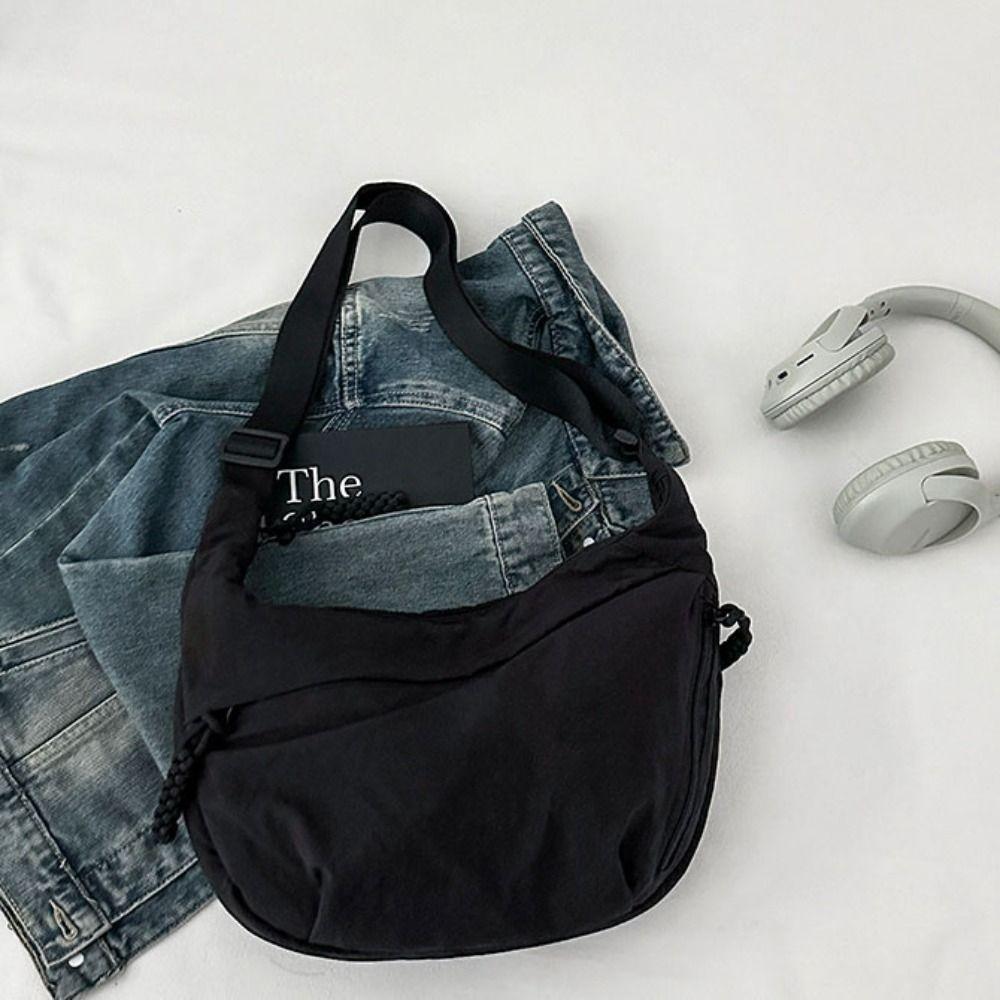Solid Color Women's Shoulder Bag Simple Single-shoulder Bag Fashionable Underarm Bag Work Travel