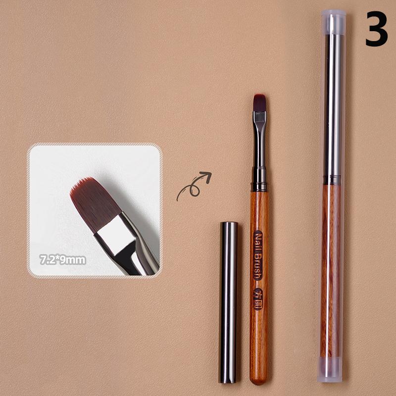 Sandalwood Nail Design Large Art Line Pen Nail Construction Painting Brush Extension Drawing Carving Pen Diy Manicure Tool