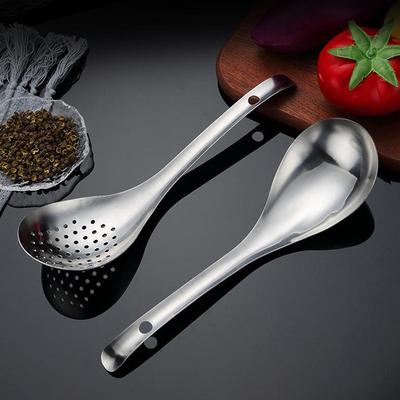 Прочная кухонная ложка из нержавеющей стали с отверстиями Cuisine Caviar Builder Ложка-сито для соуса из икры Кухонные гаджеты для приготовления пищи