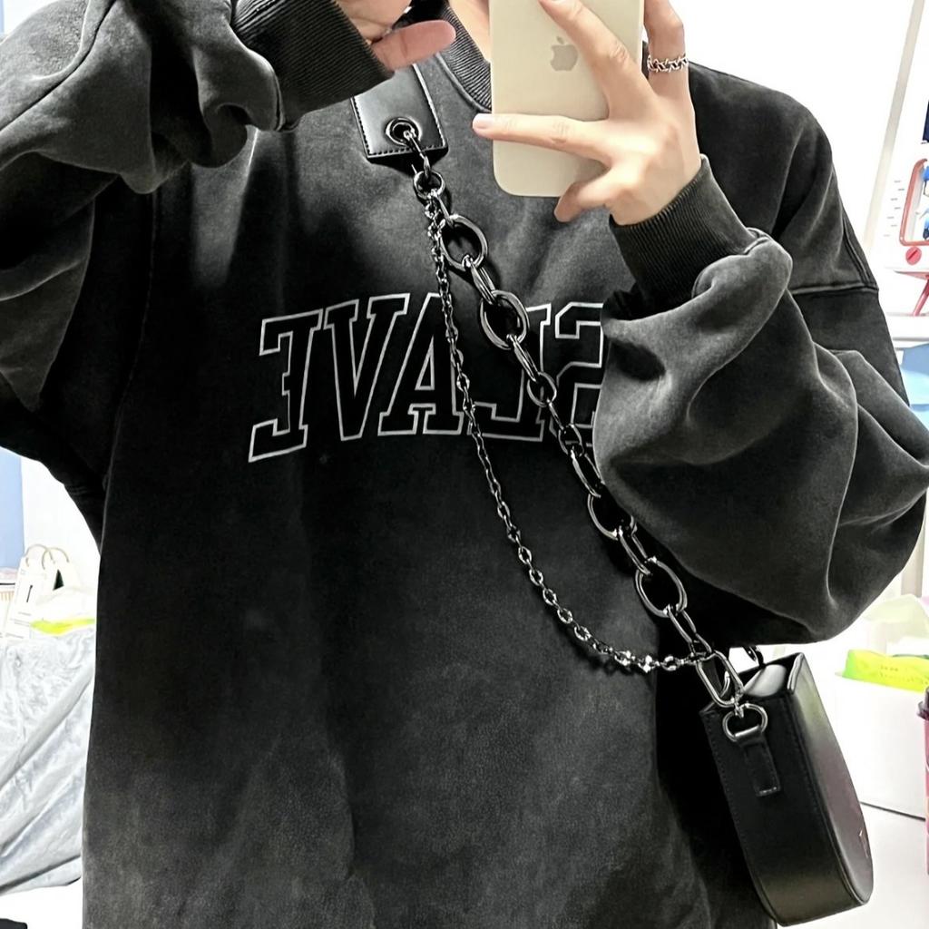 Niche High-end Semi-round Saddle Bag for Women Korean Style Cool Crossbody Bag Versatile Chain Shoulder Bag