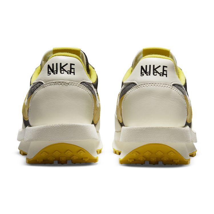 Sacai x Undercover x Nike LDWaffle Ярко-лимонные Унисекс Кроссовки Желтый Черный Парусный DJ4877-001