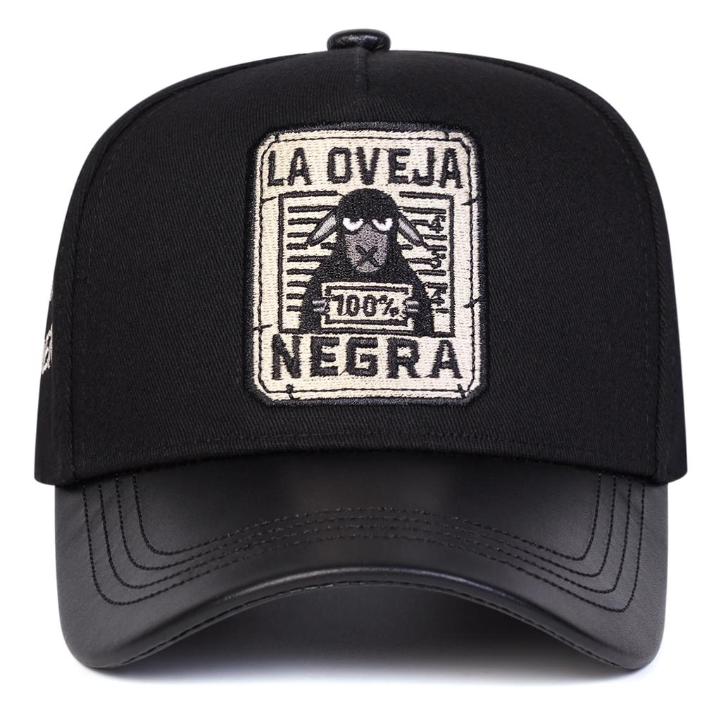 Унисекс Бейсболки LA OVEJA NEGRA с вышивкой букв Весна и Осень Наружные Регулируемые Повседневные Кепки Кепка от солнца Спортивная Кепка