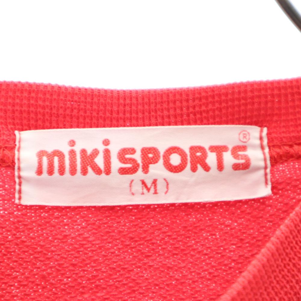 miki SPORTS Long sleeve sweat trainer M Red MIKI HOUSE Women Used