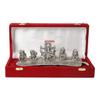 Silver Musical Ganesh God Idol | Best Wishes Printed Box | Carry Bag