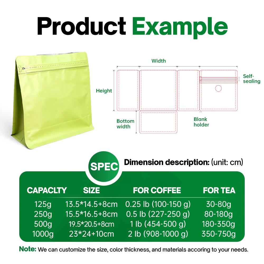 Custom Flat Bottom Pouch PE Zipper Packaging Bag With Rope for Baby Food Pet Food Coffee Beans Tea Bag