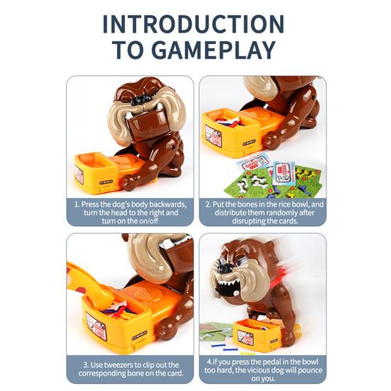 Остерегайтесь Собаки Игра Отвлекись Плохая Собака Кость Каверзная Игра Побег Злые Собаки Карты Каверзная Игрушка для Родителей Детей Семейная Вечеринка