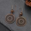 Charming Vintage Boho for Women Dangle Earrings New Creative Ear Jewelry Drop Earring Round Sun Female Jewelry Ethnic Fashion Gift  Handmade