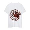 House of the Dragons T Shirt Men Couple Combination Clothes Short Sleeve Collar Fashion Woman Cotton