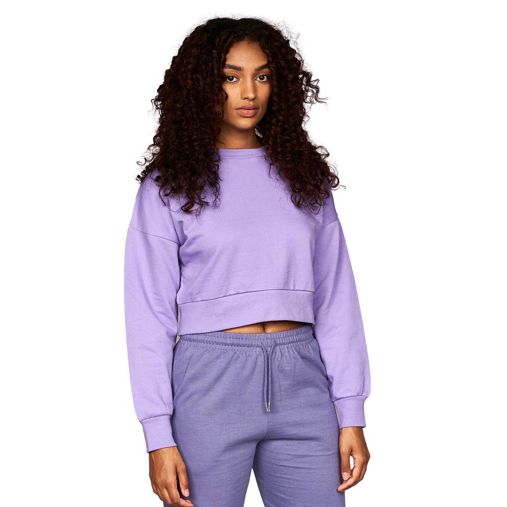 Juice Womens/Ladies Catalina Crew Neck Crop Sweatshirt