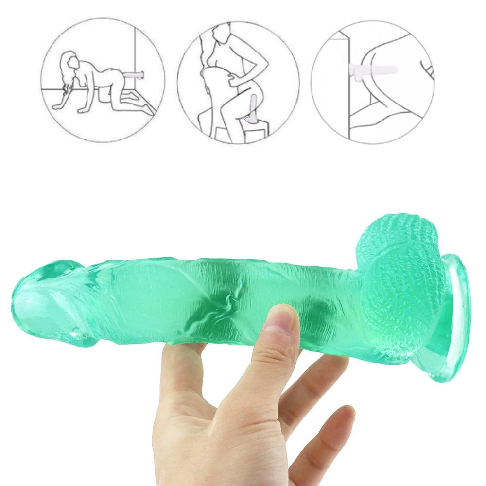 Реалистичный фаллоимитатор, пенис RUNYU, секс-игрушка для женщин, лесбийская присоска для точки G, игра для взрослых