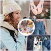 20Pcs Knitting Accessories Embossed Tag Sewing Embellishment Garment Labels Faux Leather Label  Bags
