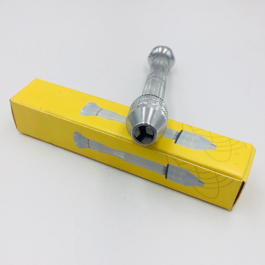 Aluminum Rotary Pin Vise Screwdriver Hand Drill Chuck Watch Repair Tool Watchmaker Jewelry Punching Hand Tools