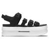 Nike Классические сандалии Icon Black White Женские кроссовки DH0223-001
