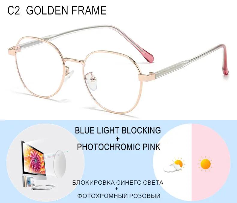 Prescription Myopia Glasses Sphere Custom -0.5 To -10 Men Women Photochromic Or Blue Light Blocking Lenses Cylinder Custom F613