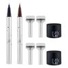 1 Set Lower Eyelash Stamp Kit with Eyeliner Waterproof Smudge-Proof Long Lasting Bottom Lash Stamp Beginner Women Eyes Makeup Tool