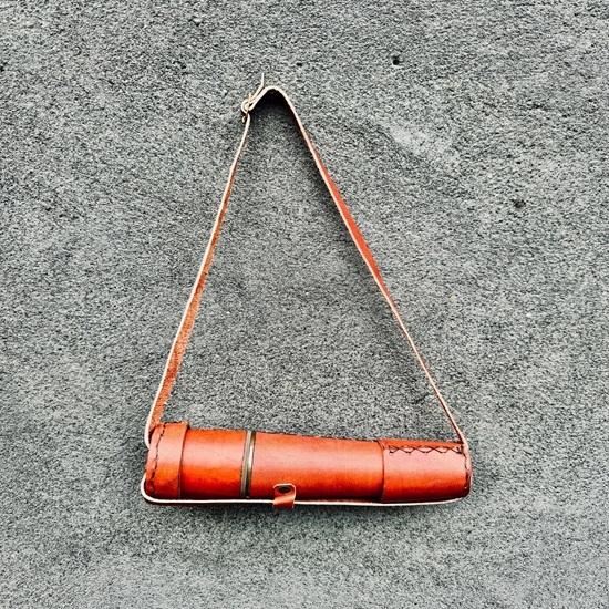 Brass Telescope with Leather Case Birthday, Anniversary Christmas Giftv