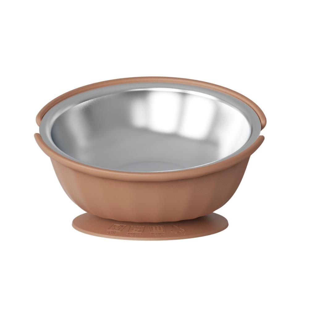 Non-Slip 2 in 1 Pet Feeder Stainless Steel Bowl Slow Feeder Bowl Pet Feeding Dish Dog Water Bowl