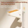 Self-Adhesive Pedicure Foot Pedal Slip-Resistant Shaving Leg Step Bathroom Foot Stool  Spa
