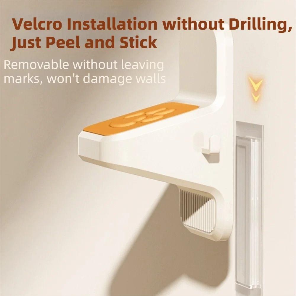 Self-Adhesive Pedicure Foot Pedal Slip-Resistant Shaving Leg Step Bathroom Foot Stool  Spa