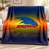 Adelaide Crows blanket Flannel Blanket Soft Cozy Plush Throw for Sofa Bed Lightweight Home Decoration Outdoor camping