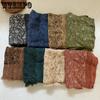Autumn and Winter Warm Cotton and Hemp Printed Scarf Simple and Versatile Thin Large Edition Shawl