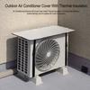 Air Conditioning External Unit Cover Waterproof Weather-proof Sun Protection Universal Outdoor Air Conditioner Outside Unit Top Protector Cover