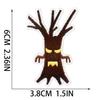 Horror Tree Demon Embroidery Cloth Sticker Mummy Patch Sticker Computer Embroidery Chapter Ghost Embroidery Sticker Cartoon Haunted House Patch