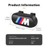 JYPK6 Car Sun Visor Sunglasses Storage Glasses Box Interior Accessories For BMW Performance M E87 E30 E46 E28 F35 G20 E93 F20 X3 X