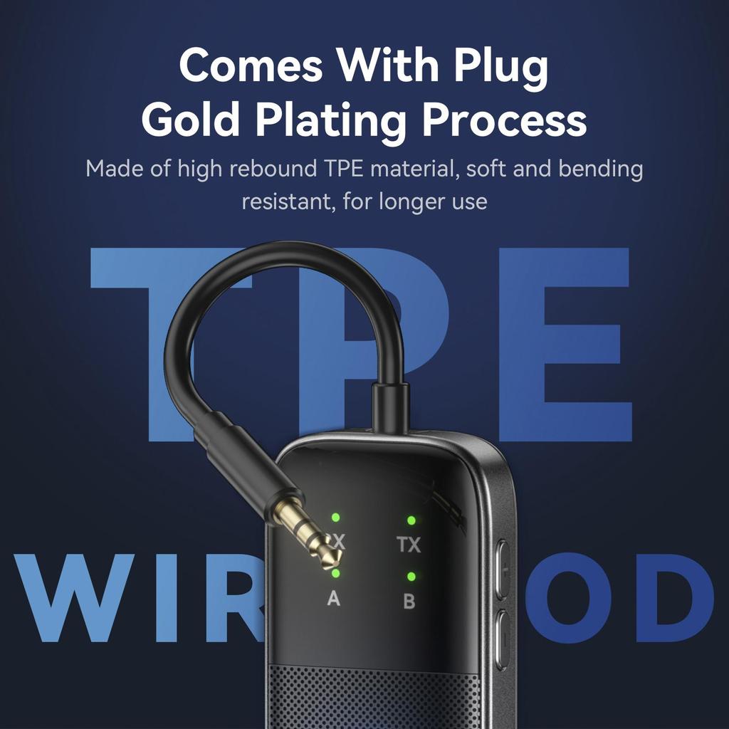Новый Bluetooth-приемник-передатчик «два в одном» AUX автомобильный hands-free аудиоадаптер