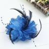 Dance Performance Wedding Hair Accessories Wrist Flower Feathers Hair Clip Bridal Hairpin Headdress