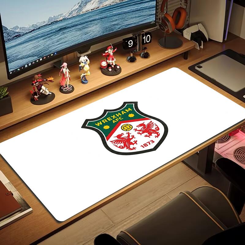 Коврик для мыши Wrexham AFC Большой игровой коврик для стола Нескользящий коврик для ноутбука и планшета XXL Игровой коврик для мини-ПК С заблокированным краем_xia