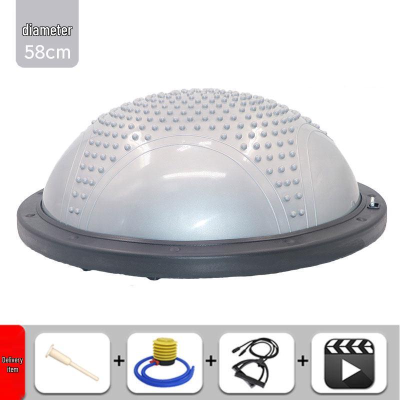 Laimijia Thickened Half-Balance Ball for Yoga, Pilates, and Fitness