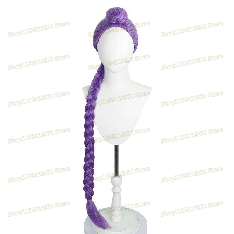 Kpop Охотники на демонов Руми Косплей Костюм Парик Черный Кожаный Боевой Костюм Взрослый Женский Плащ Брюки Ремень Перчатки Хэллоуин Вечеринка