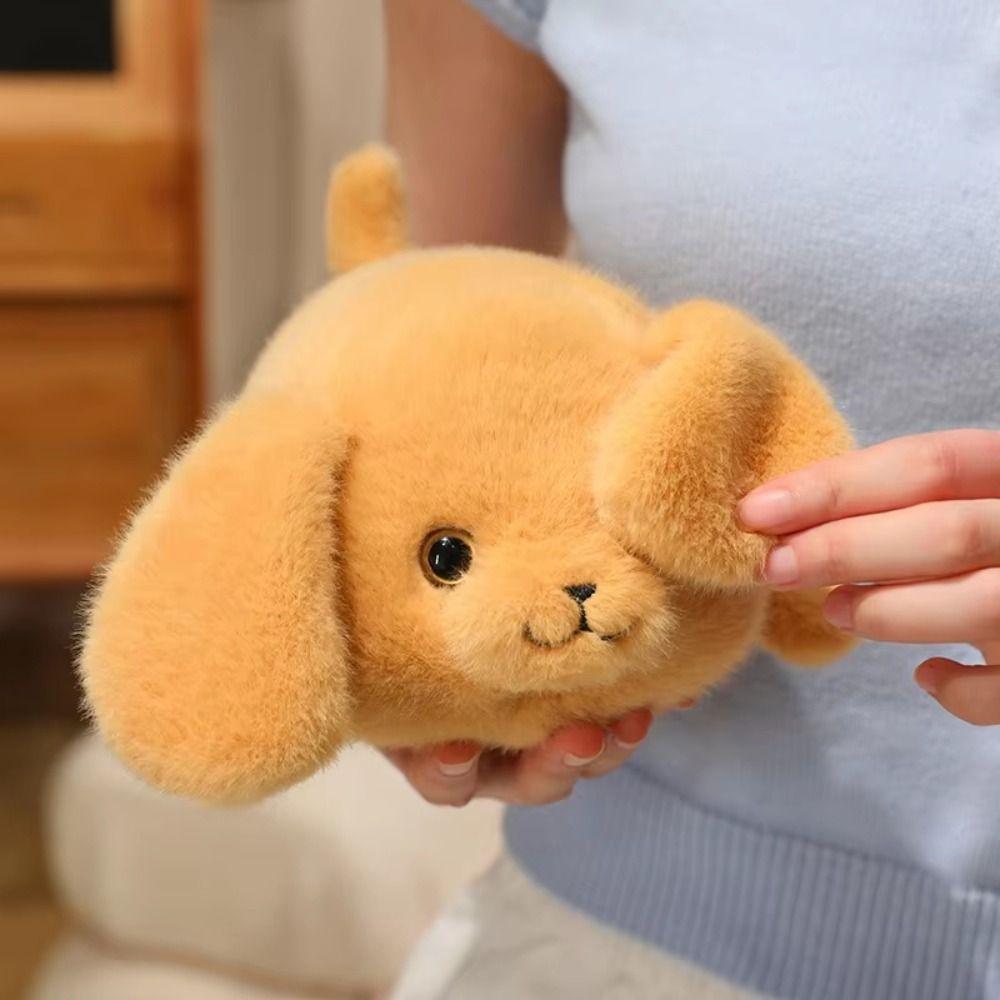 Soft Lying Puppy Plush Doll Soft Material Puppy Sleep Pillow Dog Plush Toy Home Decor